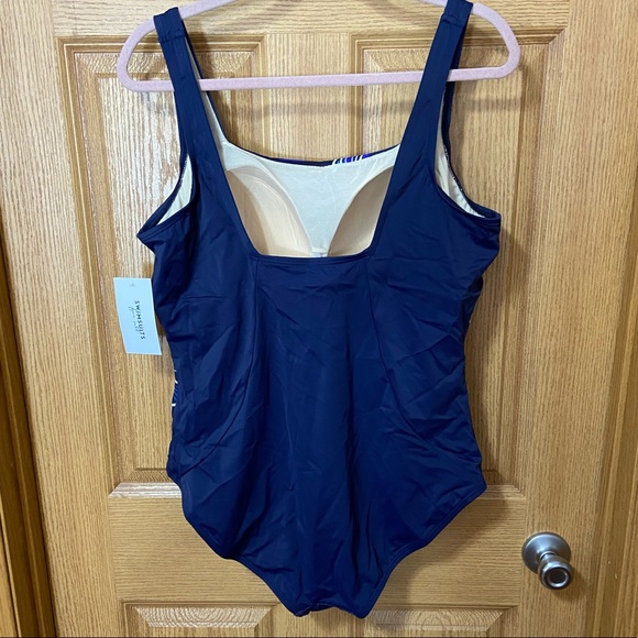 Nwt Squareneck Chlorine Resistant Swimsuits For All One Piece - Picture 4 of 4